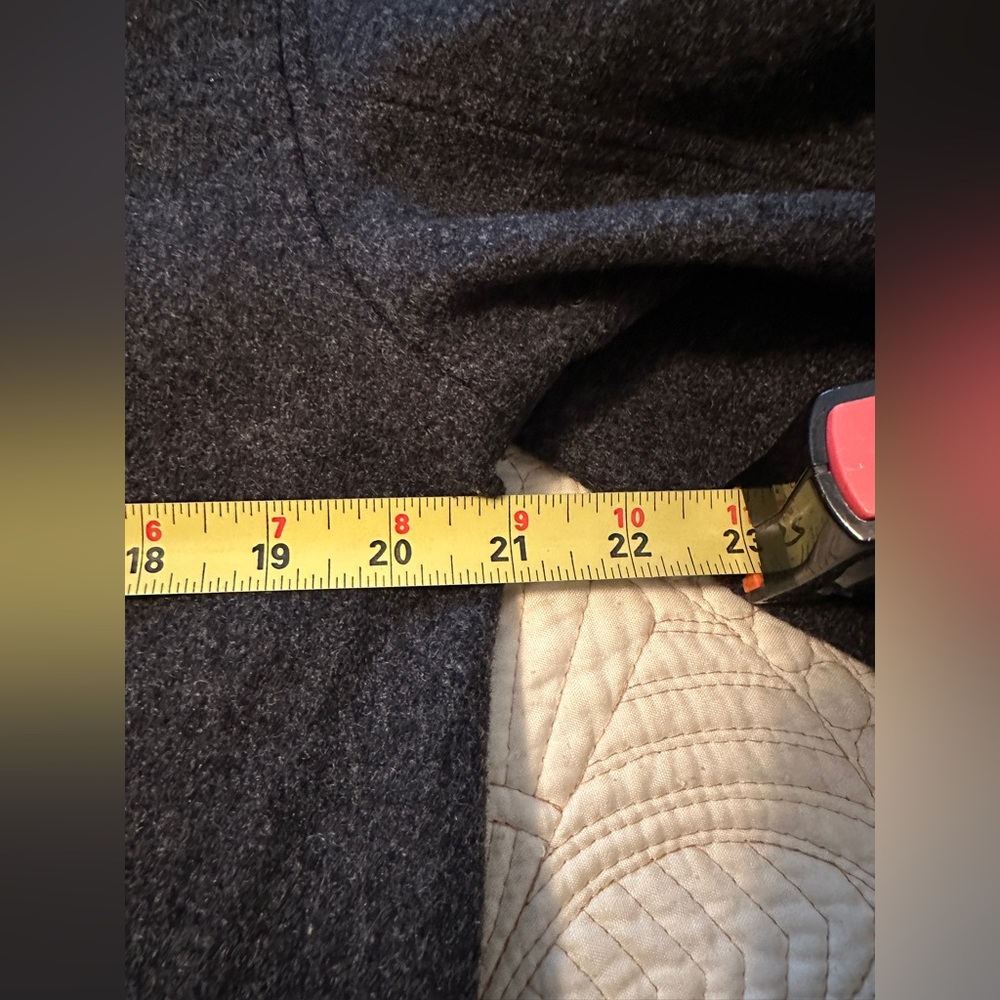 Vintage Charcoal Gray Women's Wool Jacket - Picture 4 of 8